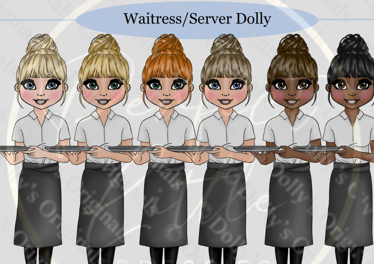 DESIGN A DOLLY - Waitress/Server