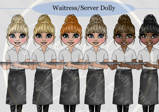 DESIGN A DOLLY - Waitress/Server
