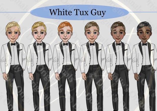 DESIGN A DOLLY - White Tux Guy