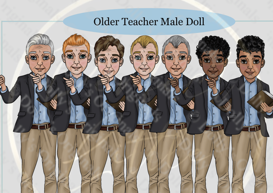 DESIGN A DOLLY - Older Male Teacher