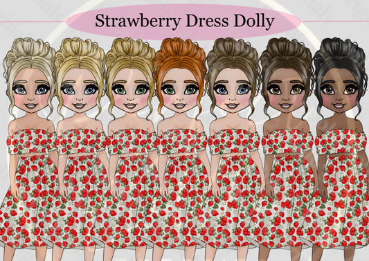 DESIGN A DOLLY - Strawberry Dress