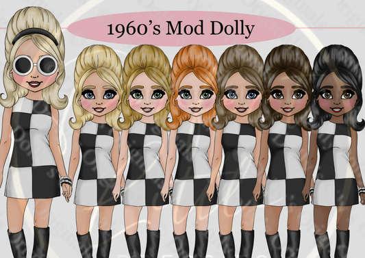 DESIGN A DOLLY - 1960s MOD