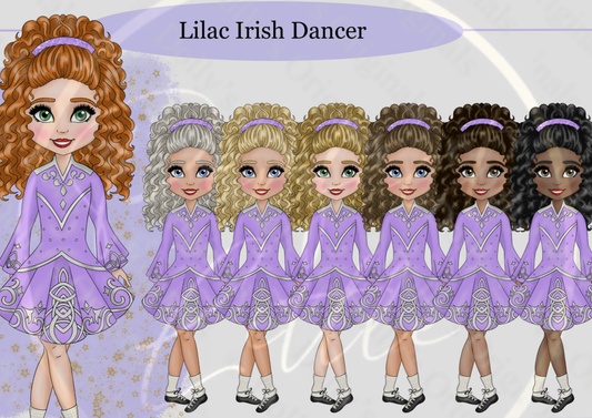 DESIGN A DOLLY - Lilac Irish Dancer
