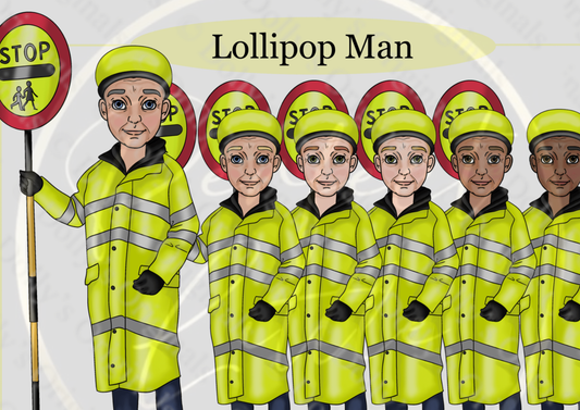 DESIGN A DOLLY - Lollipop Man