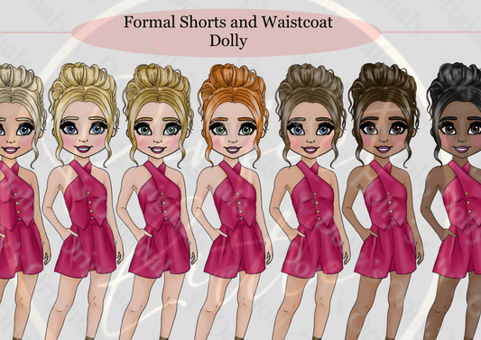 DESIGN A DOLLY - Formal Shorts Waistcoat