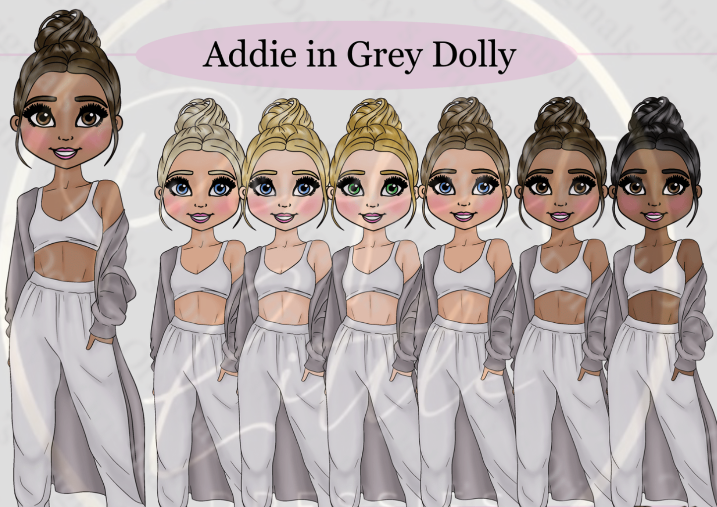 DESIGN A DOLLY - Addie In Grey