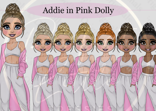 DESIGN A DOLLY - Addie In Pink