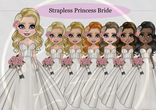 DESIGN A DOLLY - Strapless Princess Bride
