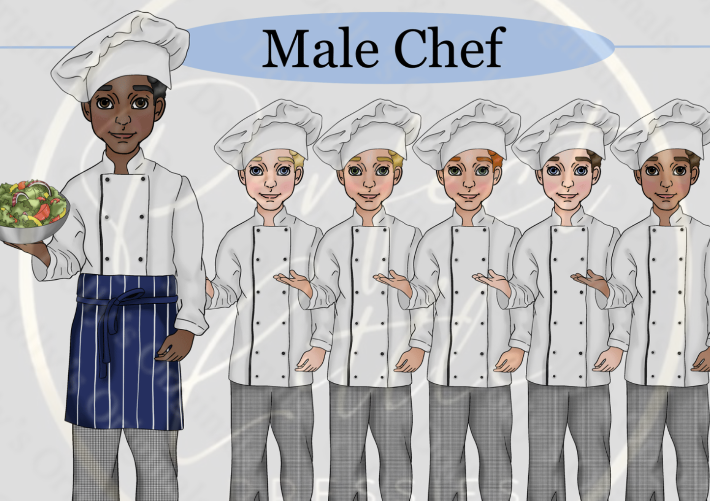 DESIGN A DOLLY - Male Chef