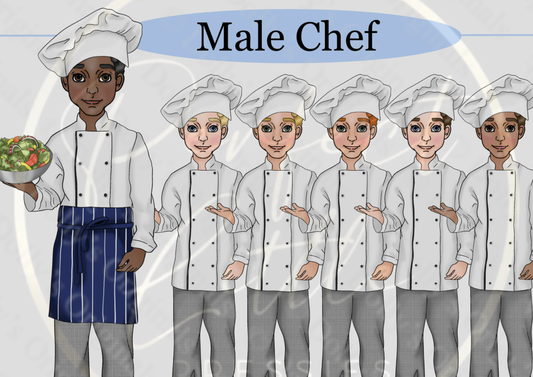 DESIGN A DOLLY - Male Chef
