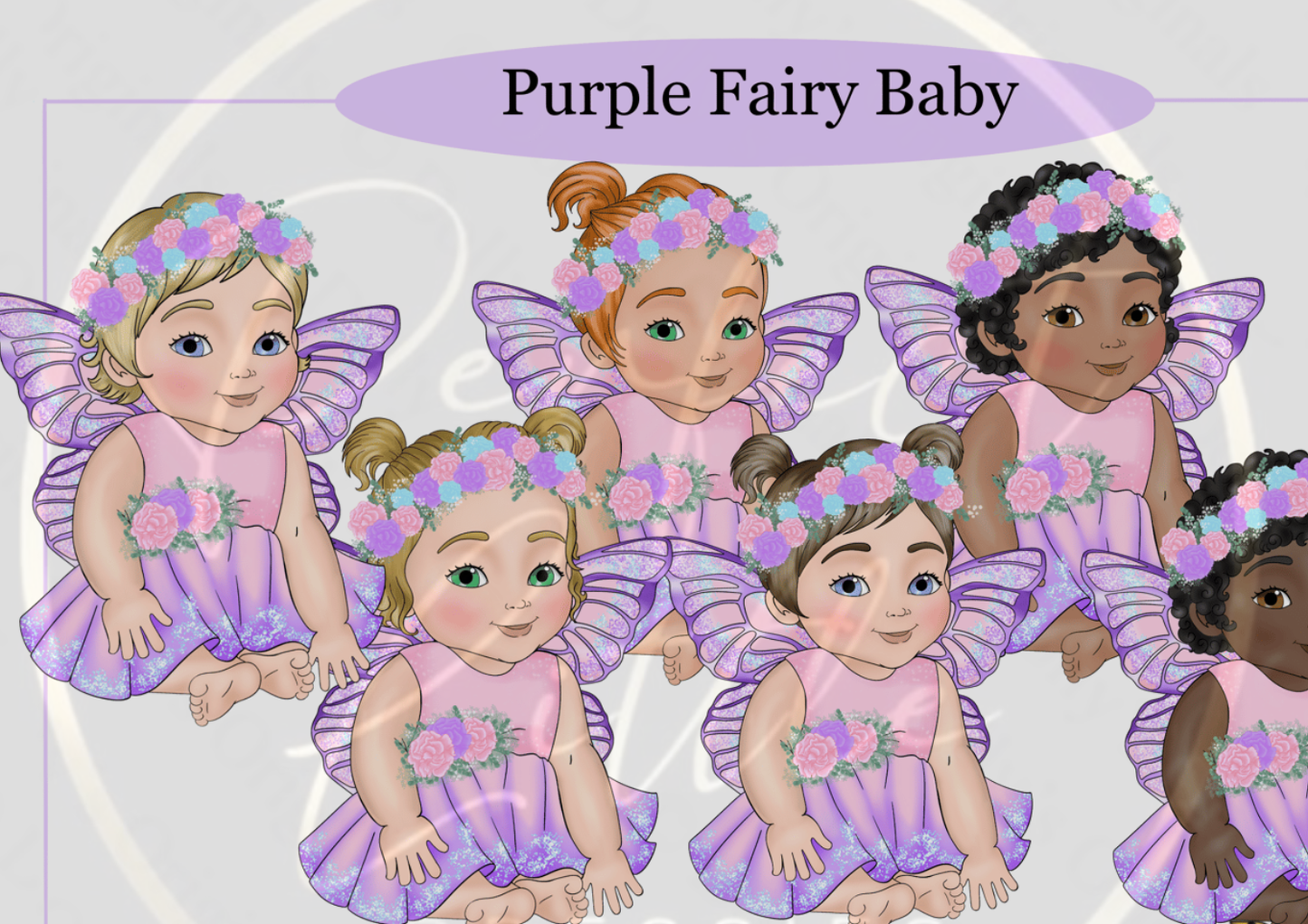 DESIGN A DOLLY - Purple Fairy Baby