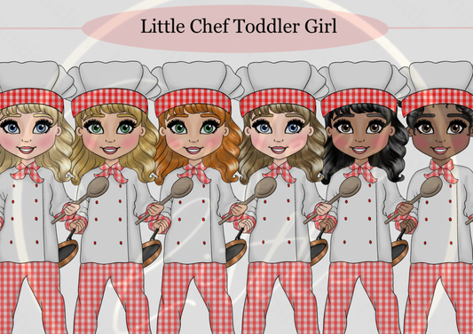 DESIGN A DOLLY - Little Chef Toddler Girl