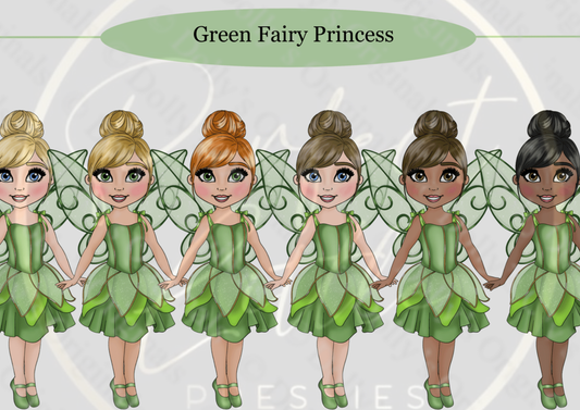 DESIGN A DOLLY - Green Fairy Princess
