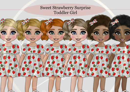 DESIGN A DOLLY - Sweet Strawberry Toddler Girl