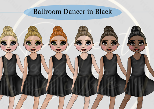DESIGN A DOLLY - Ballroom Dancer In Black
