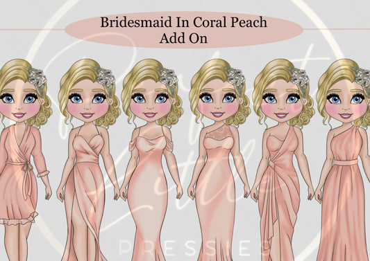 DESIGN A DOLLY - Peach Bridesmaid Dresses