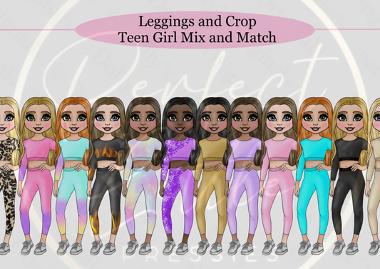 DESIGN A DOLLY - Leggings And Crop Teen Girl