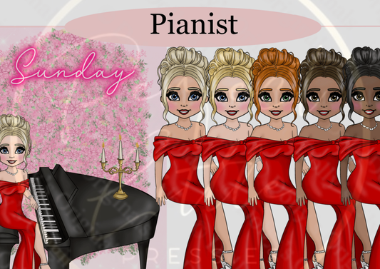 DESIGN A DOLLY - Pianist