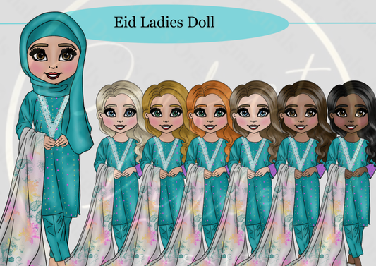 DESIGN A DOLLY - Eid Ladies