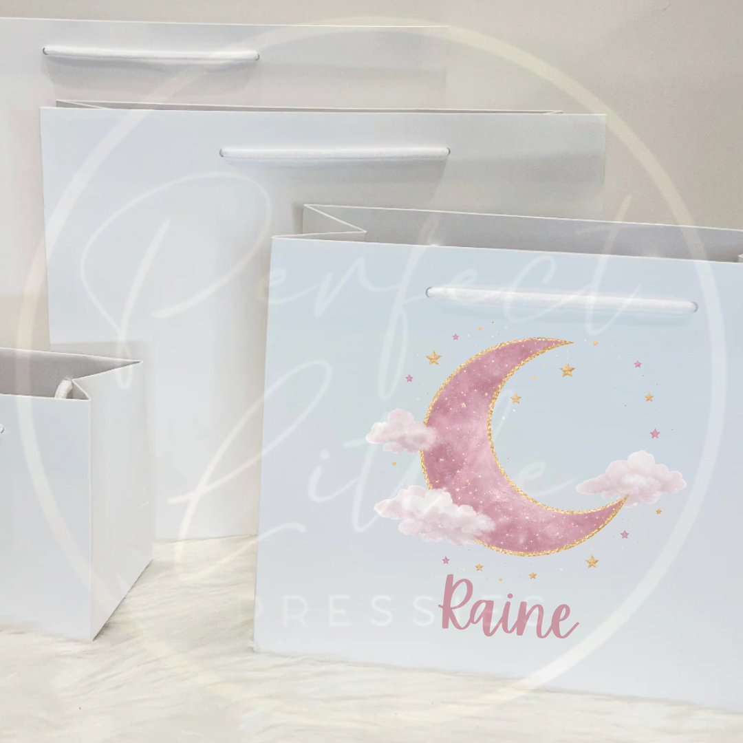 Paper Gift Bag - Pink Moon