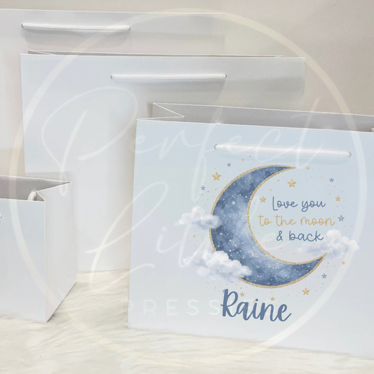 Paper Gift Bag - Blue Moon