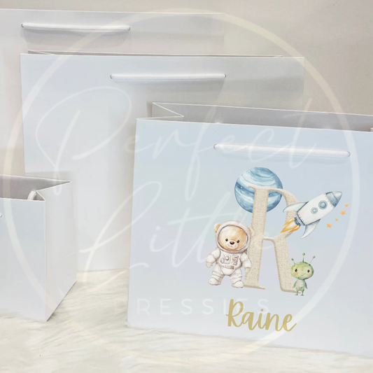 Paper Gift Bag - Space Initial