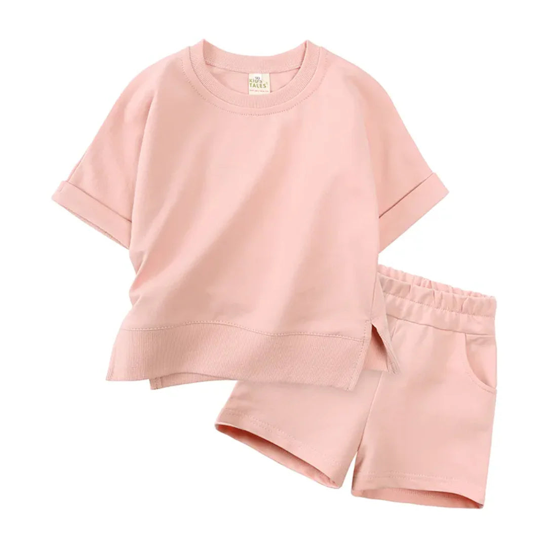 Kids Spring Shorts/T Set