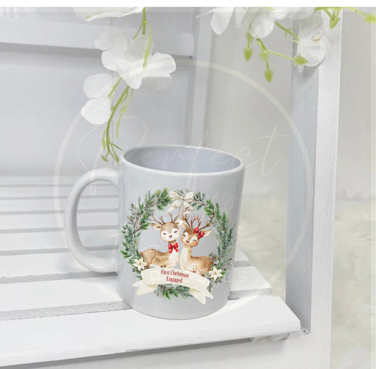 Christmas Mug - First Christmas Engaged