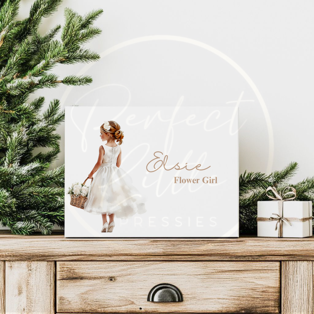 Flower Girl Magnetic Gift Box