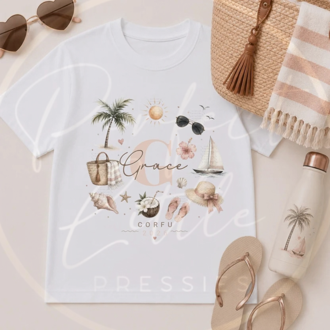 T-Shirt - Pink Holiday Wreath