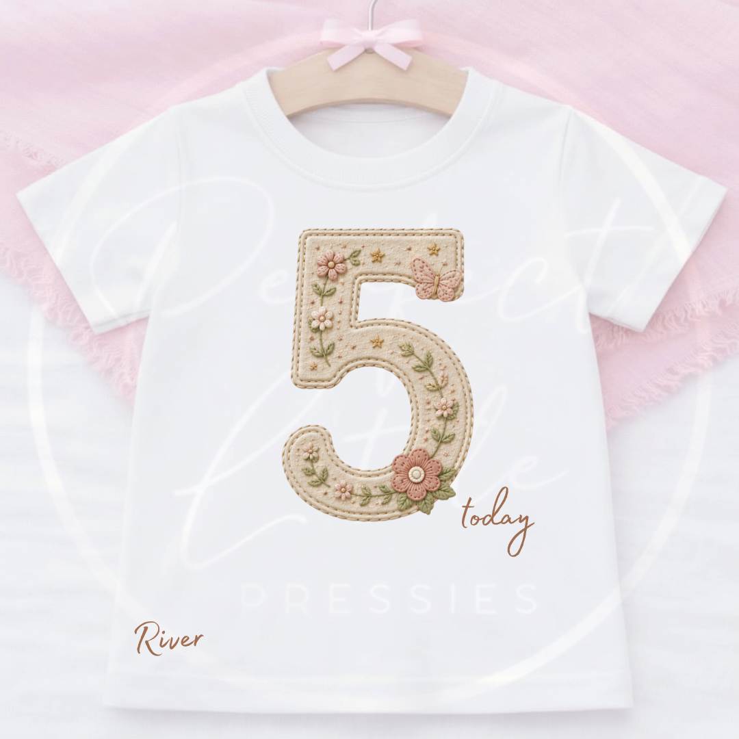 Kids - Birthday T-Shirt Fairy Designs