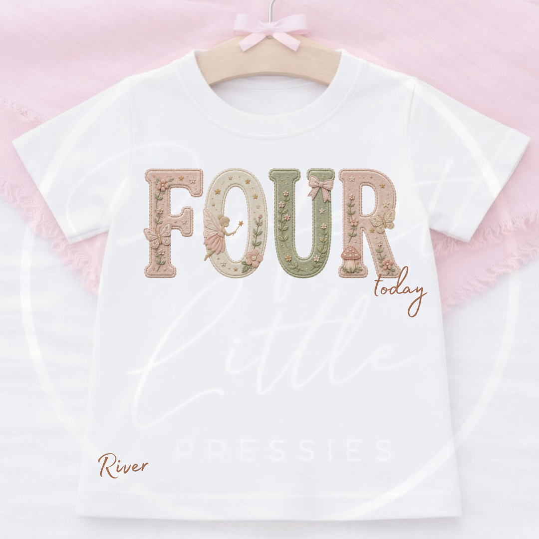 Kids - Birthday T-Shirt Fairy Designs