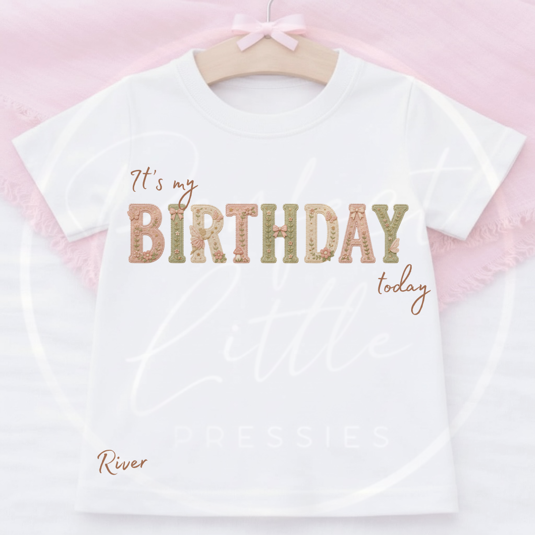 Kids - Birthday T-Shirt Fairy Designs