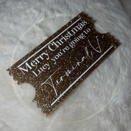 Acrylic Mock Ticket
