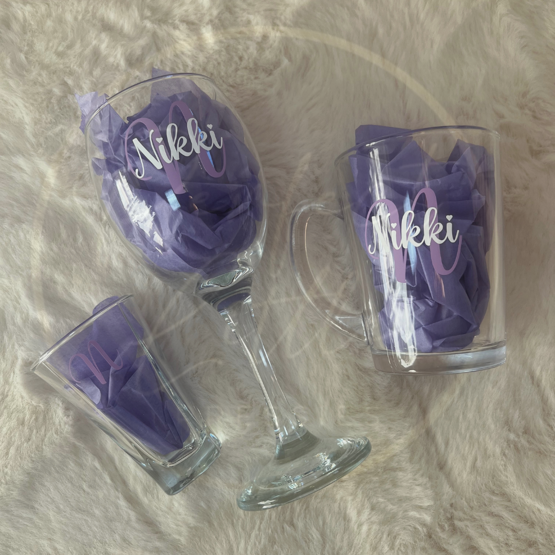 3 Piece Glassware Set (Gift Wrapped)