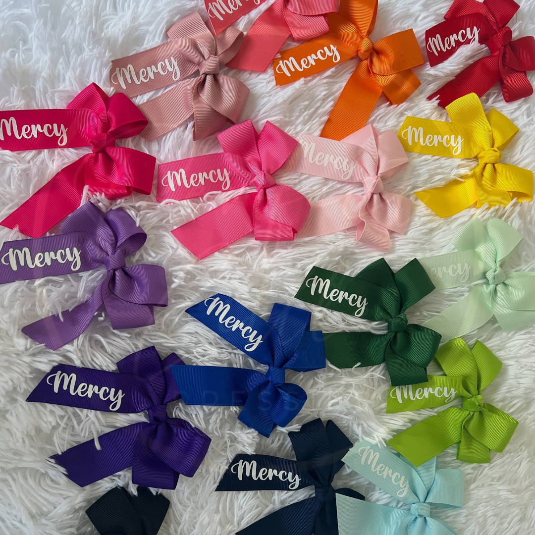 Hair Bow (40+ Colours)