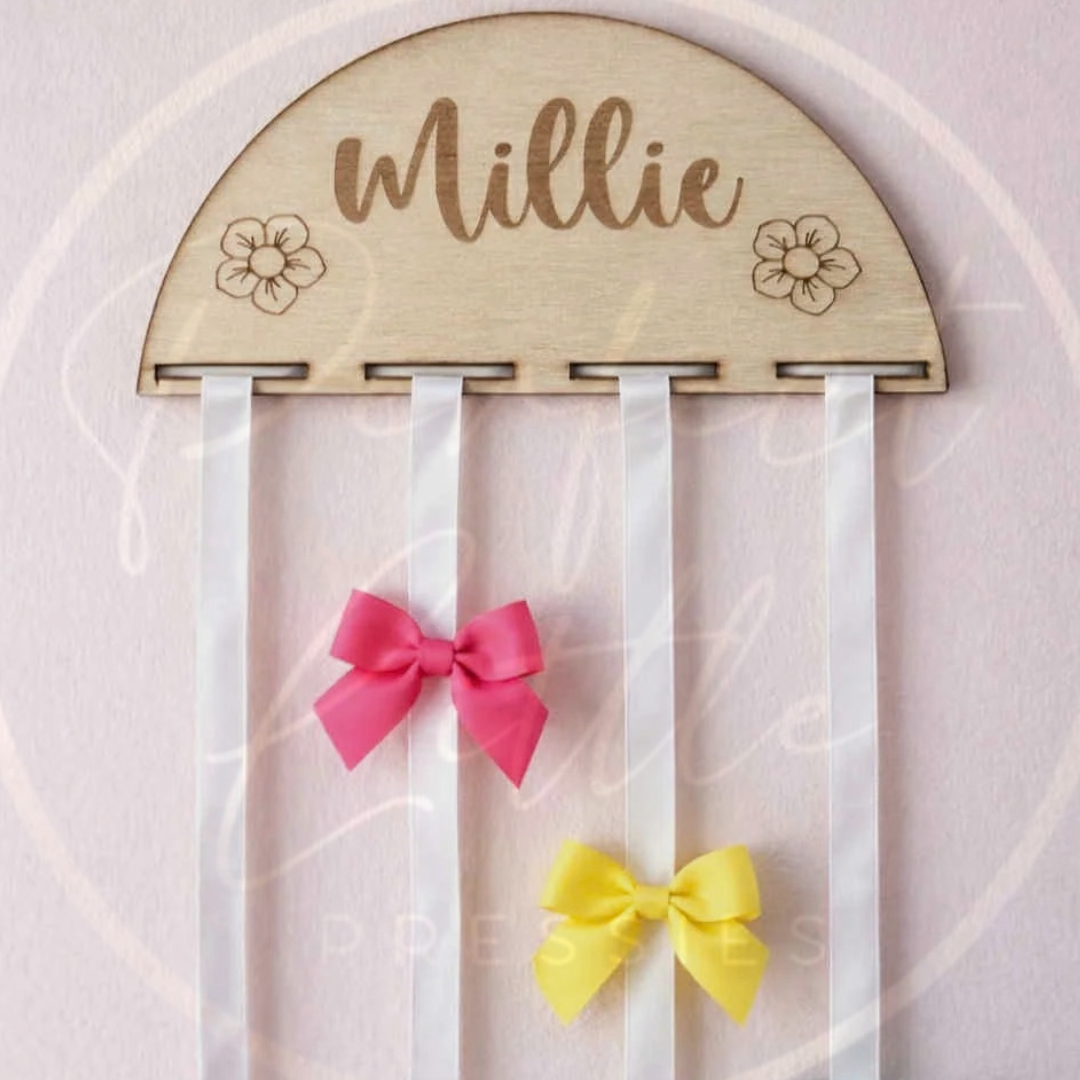 Kids - Bow/Hair Clip Holder Engraved