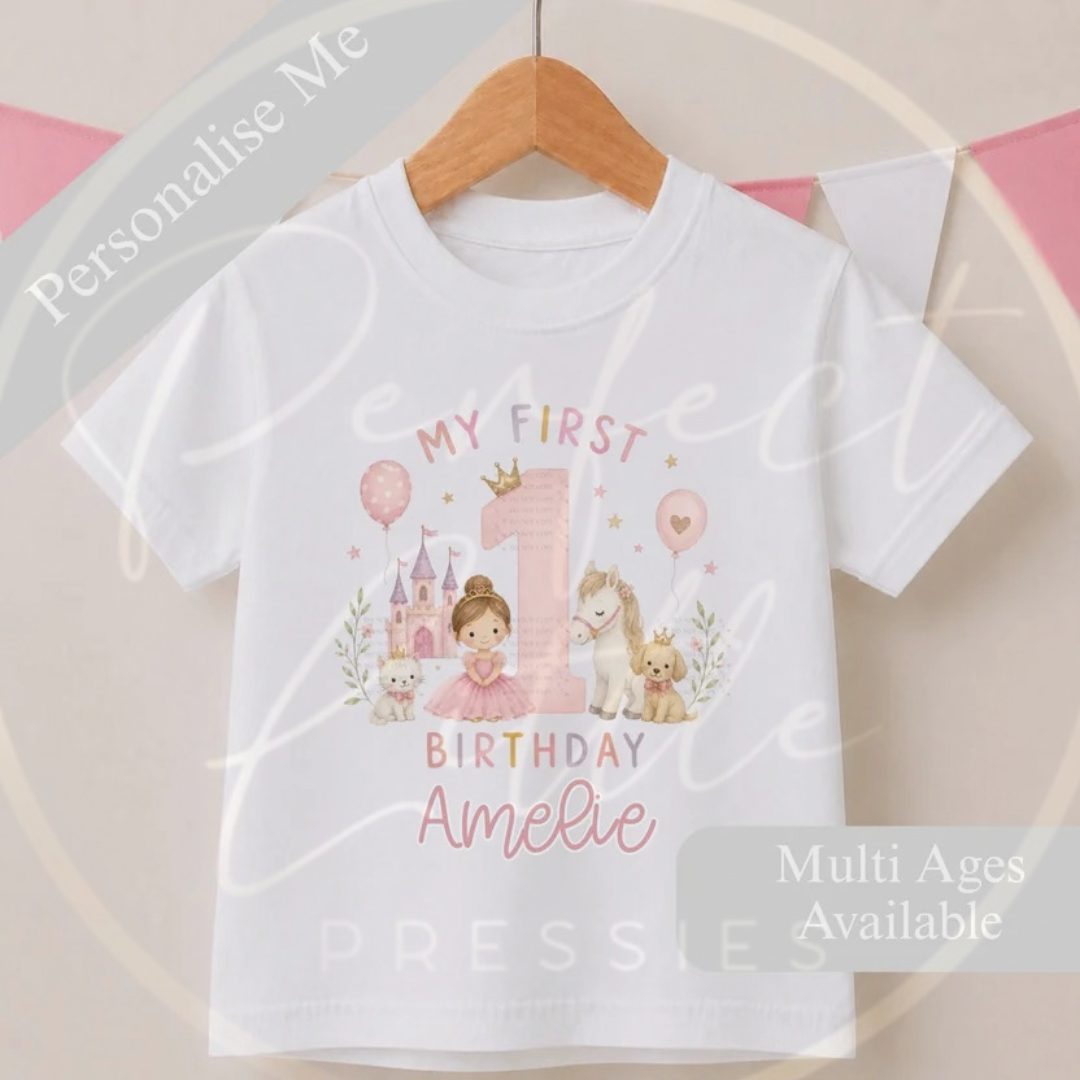 Birthday T-Shirt - Princess Wonderland