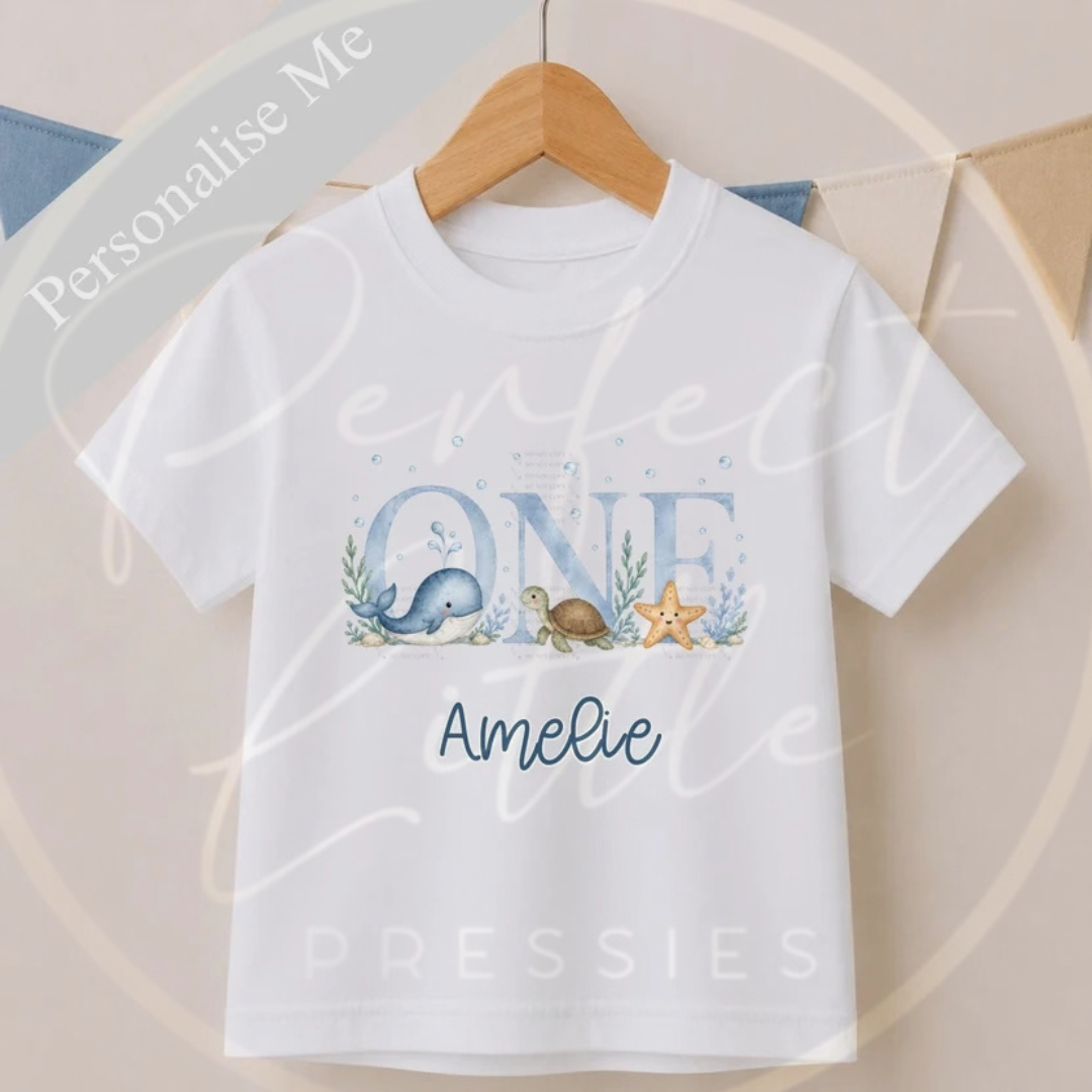 Birthday T-Shirt - Sea Scene