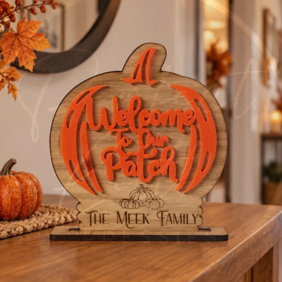 Halloween - Welcome To Our Patch Pumpkin