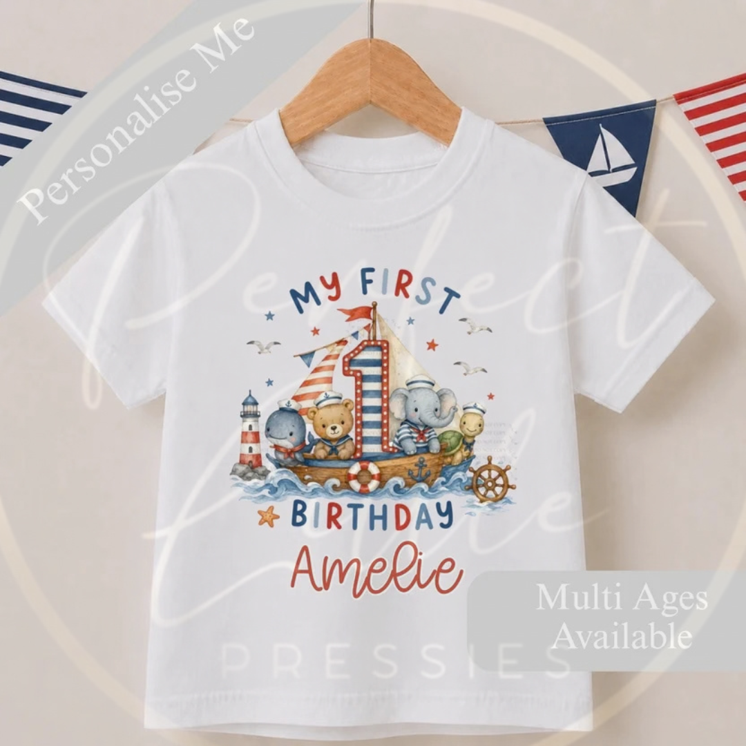 Birthday T-Shirt - Pirate Scene