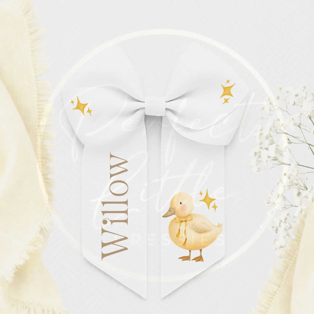 Easter - Yellow Duckling Hair Bow