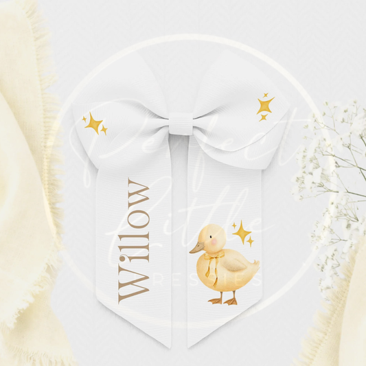 Easter - Yellow Duckling Hair Bow
