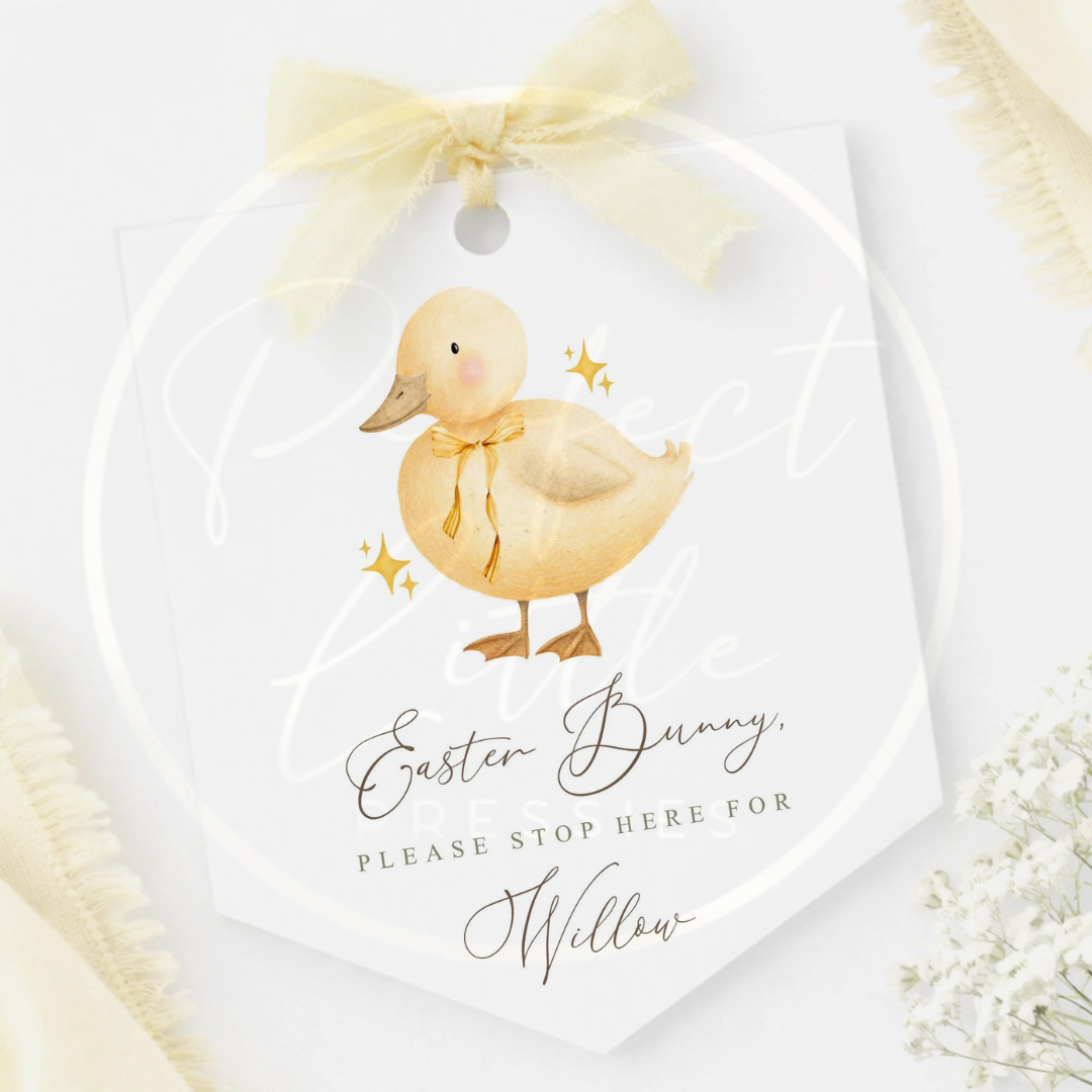 Easter - Little Duckling Hanging Pendant Sign