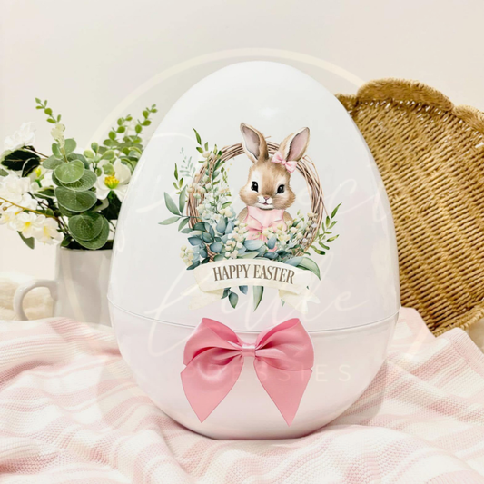 Easter - Fillable Egg Bunny Wreath Design
