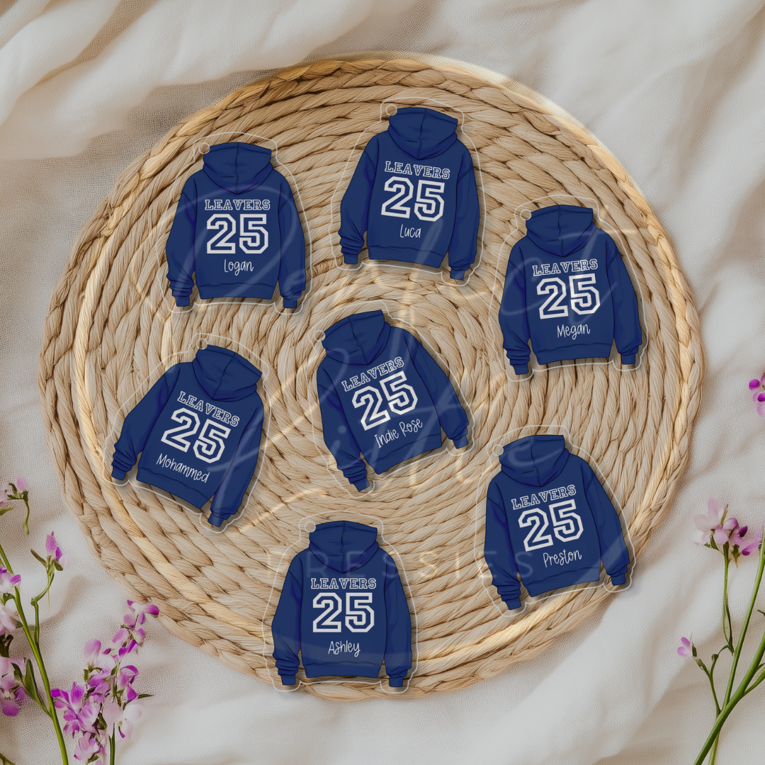 School Leaver Keyring - Hoodie