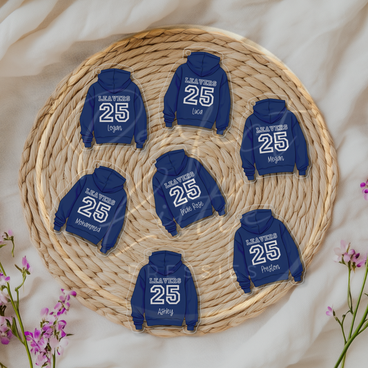 School Leaver Keyring - Hoodie