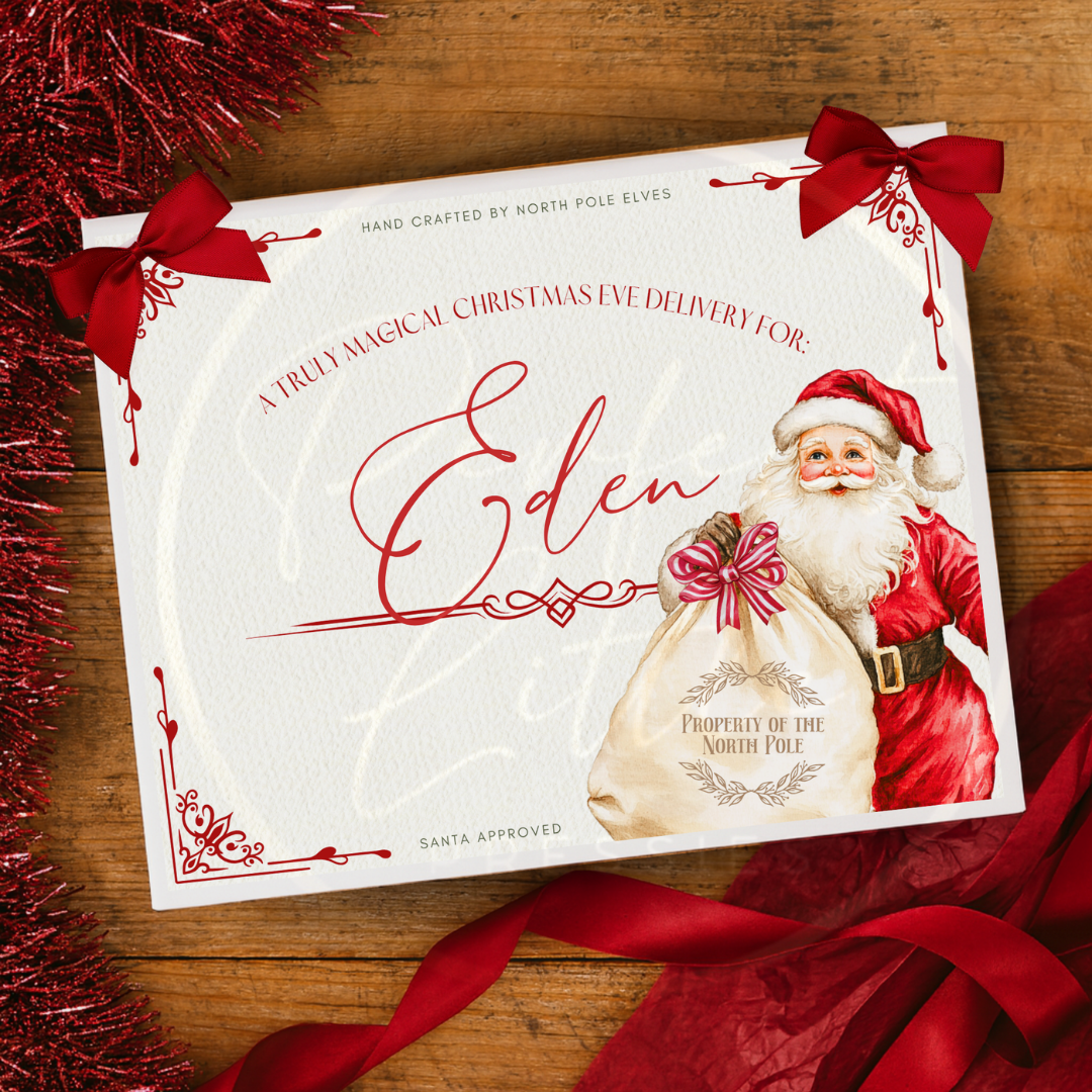 Christmas Box - Santa Sack Topped