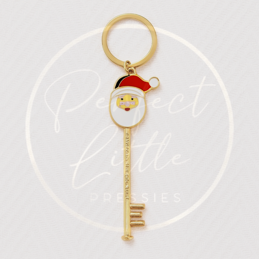 Christmas Key - Gold Santa