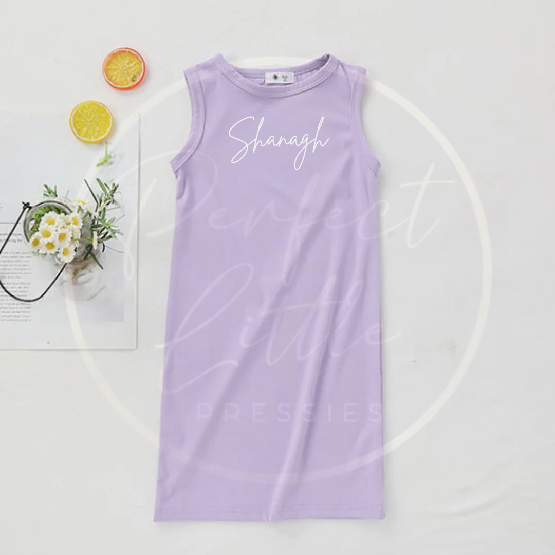Girls Racer Style Dress